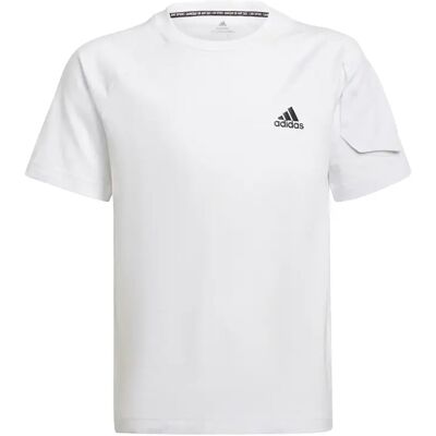 Kinder T-Shirt adidas Designed For Gameday Blanc 7/8 ans Kinder T-Shirt adidas Designed For Gameday Blanc 7/8 ans