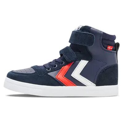 Kinderschuhe Hummel slimmer stadil leather high Bleu 30 Kinderschuhe Hummel slimmer stadil leather high Bleu 30