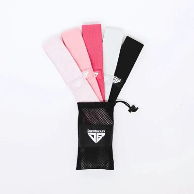 Stoffwiderstandsband Deep Breath (x3) Rose TU Stoffwiderstandsband Deep Breath (x3) Rose TU