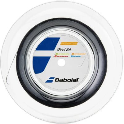 Badminton-Schnurrolle Babolat I Feel 66 Noir 200 m Badminton-Schnurrolle Babolat I Feel 66 Noir 200 m
