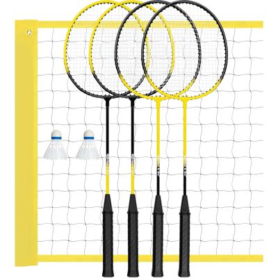 Badminton Schläger 4 Spieler Get & Go® Noir TU Badminton Schläger 4 Spieler Get & Go® Noir TU