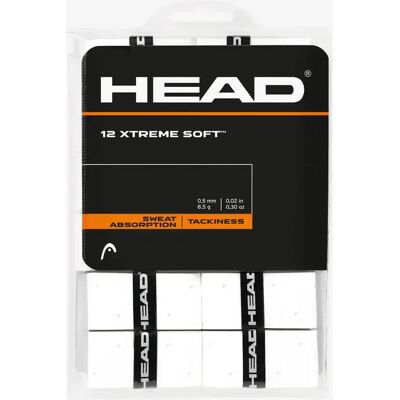 Tennis-Overgrips Head Xtremesoft™ (x12) Blanc TU Tennis-Overgrips Head Xtremesoft™ (x12) Blanc TU