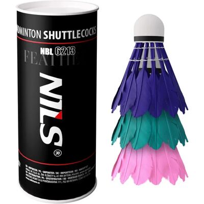 Badminton Federbälle NILS Extreme NBL6213 (x3) Multicolore TU Badminton Federbälle NILS Extreme NBL6213 (x3) Multicolore TU