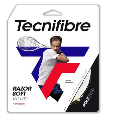 Besaitung Tecnifibre Razor Soft Blanc 1,25 m Besaitung Tecnifibre Razor Soft Blanc 1,25 m