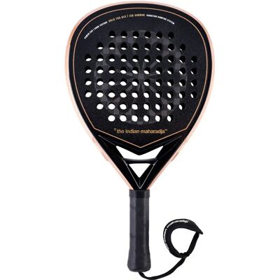 Padel-Schläger The Indian Maharadja Gold X5 Teardrop Noir TU Padel-Schläger The Indian Maharadja Gold X5 Teardrop Noir TU