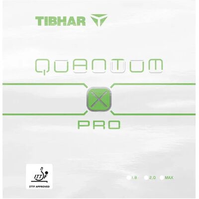 Belag Tischtennisschläger Tibhar Quantum X Pro Vert 1,8 mm Belag Tischtennisschläger Tibhar Quantum X Pro Vert 1,8 mm