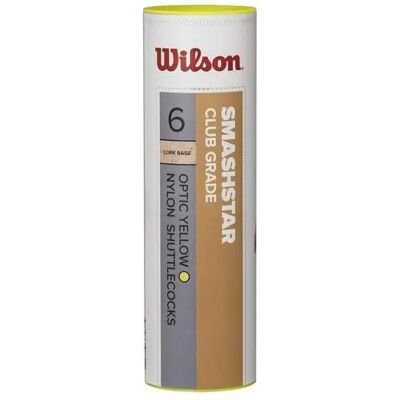 Rohr mit 6 Luftballons Wilson Smashstar Jaune TU Rohr mit 6 Luftballons Wilson Smashstar Jaune TU