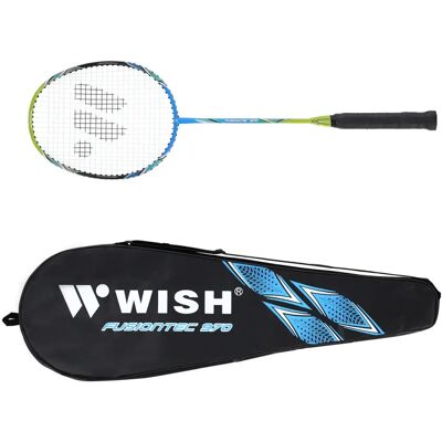 Badmintonschläger WISH Fusiontec 970 Bleu 66,5 cm Badmintonschläger WISH Fusiontec 970 Bleu 66,5 cm