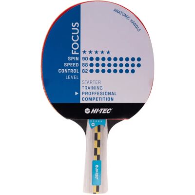 Tischtennisschläger Hi-Tec Focus Blanc TU Tischtennisschläger Hi-Tec Focus Blanc TU