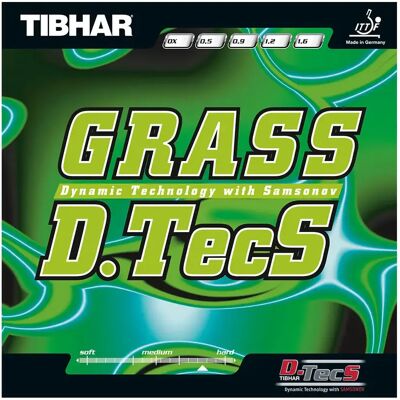Belag Tischtennisschläger Tibhar Grass D.TecS R Rouge 0,5 mm Belag Tischtennisschläger Tibhar Grass D.TecS R Rouge 0,5 mm