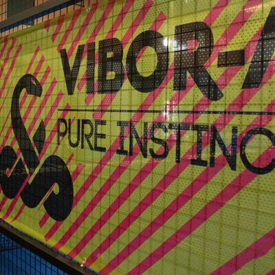 Werbebanner Vibora Lona Gelb TU Werbebanner Vibora Lona Gelb TU