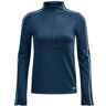 Damen Langarm-T-Shirt Under Armour Train Cold Weather 1/2 Zip - petrol blue/fuse teal