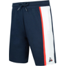 Herren Tennisshorts Le Coq Sportif Saison 1 Short Regular No.1 M - bleu nuit/new optical white