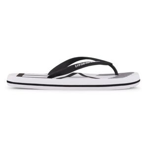 Flip-Flops EA7 Unisex Plastic Shoes Beachwear - white/black