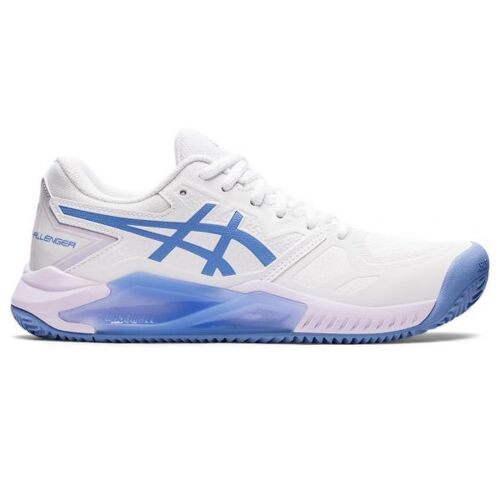 Damen-Tennisschuhe Asics Gel-Challenger 13 Clay - white/periwinkle blue