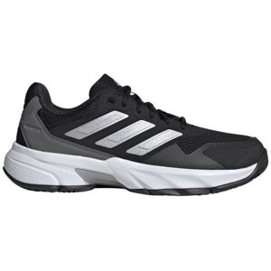 Damen-Tennisschuhe Adidas CourtJam Control 3 W - core black/silver metallic/grey four