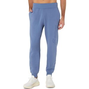 Herren Tennishose Asics Logo Sweatpant - denim blue/thunder blue