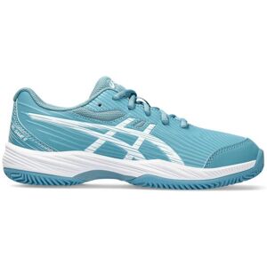 Jugend-Tennisschuhe Asics Gel-Game 9 GS Clay/OC - greis blue/white