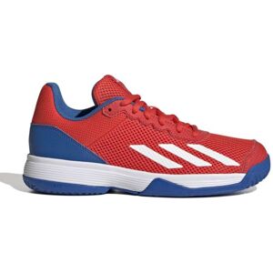 Jugend-Tennisschuhe Adidas Courtflash - bright red/cloud white/bright royal