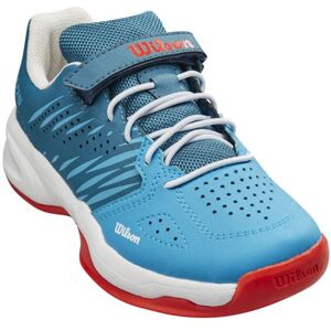 Jugend-Tennisschuhe Wilson Kaos K 2.0 Jr - blue coral/white/fiesta