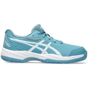 Jugend-Tennisschuhe Asics Gel-Game 9 GS - gris blue/white