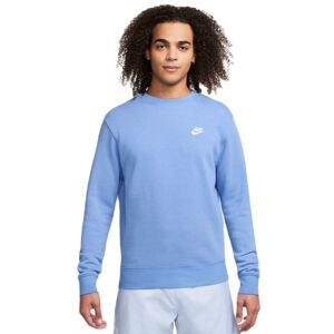 Herren Tennissweatshirt Nike Swoosh Club Crew - polar/white