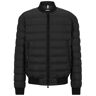 Herren Tennisjacke BOSS x Matteo Berrettini Water-Repellent Puffer Jacket With Two-Way Zip - black