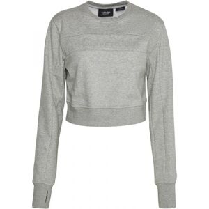 Damen Tennissweatshirt Calvin Klein PW Pullover - grey heather