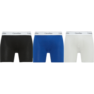 Herren Boxershorts Calvin Klein Modern Cotton Stretch Boxer Brief 3P - mazarine blue/black/lunar rock