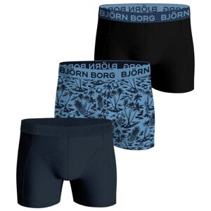 Herren Boxershorts Björn Borg Cotton Stretch Boxer 3P - blue/print