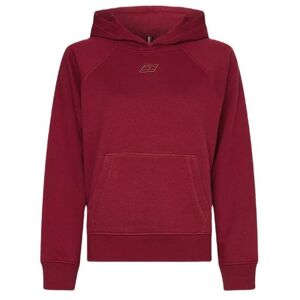 Damen Tennissweatshirt Tommy Hilfiger Relaxed Soft Modal Fleece HWK - rouge