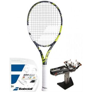 Tennisschläger Babolat Pure Aero Lite - grey/yellow/white + Besaitung + Serviceleistung