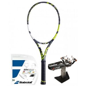 Babolat Tennisschläger Babolat Pure Aero - grey/yellow/white + Besaitung + Serviceleistung 1