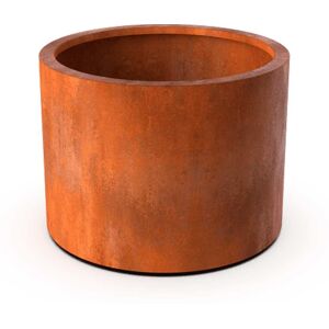 Blumenkasten Cortenstahl Pflanzkasten rund 100x40cm Blumenkasten Cortenstahl Pflanzkasten rund 100x40cm