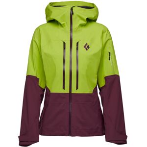 Black Diamond Recon LT Stretch Shell Colorblock / Grün, Damen Jacken, Größe M - Farbe Aloe - Blackberry