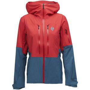 Black Diamond Recon LT Stretch Shell Colorblock / Blau / Rot, Damen Jacken, Größe S - Farbe Coral Red - Creek Blue