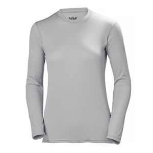 Helly Hansen HH Tech Crew Grau, Damen Oberteile, Größe S - Farbe Light Grey