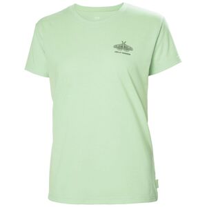 Helly Hansen Skog Recycled Graphic Tee Grün, Damen Kurzarm-Shirts, Größe S - Farbe Mint