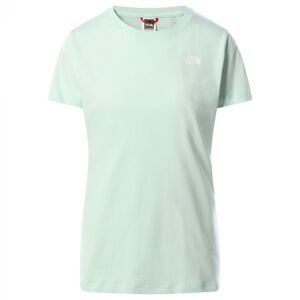 The North Face S/S Simple Dome Tee Grün, Damen Kurzarm-Shirts, Größe XXL - Farbe Misty Jade