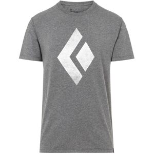 Black Diamond Chalked Up Tee (Vorgängermodell) Grau, Herren Kurzarm-Shirts, Größe S - Farbe Charcoal Heather