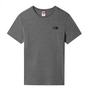 The North Face S/S Simple Dome Tee Grau, Herren Kurzarm-Shirts, Größe XL - Farbe TNF Medium Grey Heather