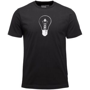 Black Diamond S/S Idea Tee Schwarz, Herren Kurzarm-Shirts, Größe S - Farbe Black