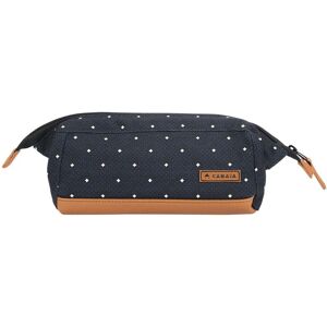 Cabaia Lombard Street Pencilcase Blau, Büro- & Schultaschen, Größe One Size - Farbe Dark Blue - White Dots