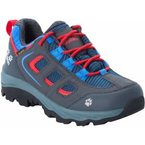 Jack Wolfskin Kids Vojo Texapore Low Grau, Kinder Freizeitschuhe, Größe EU 32 - Farbe Blue - Red