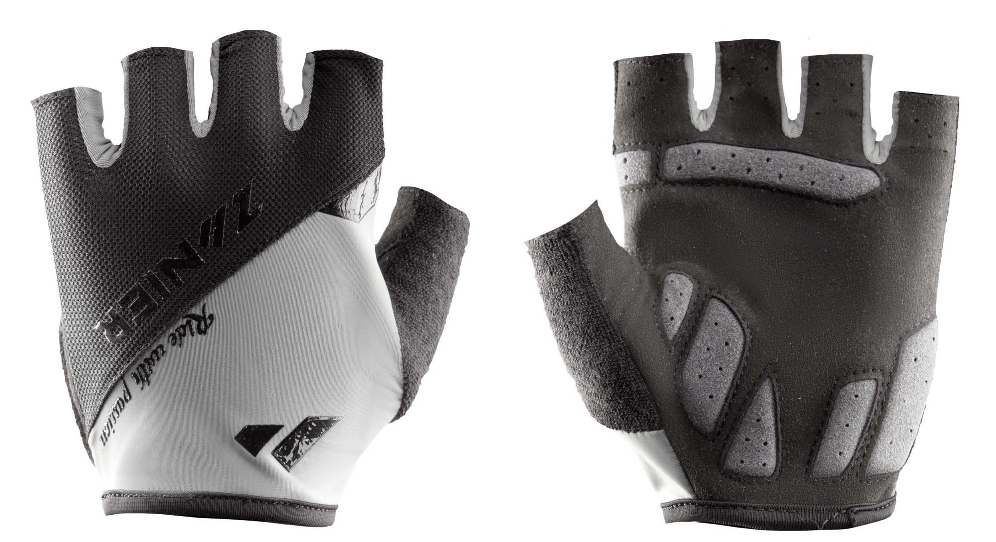 Zanier Cycling Team Glove Grau / Schwarz, Fingerhandschuhe, Größe 10 - Farbe Anthracite - Black