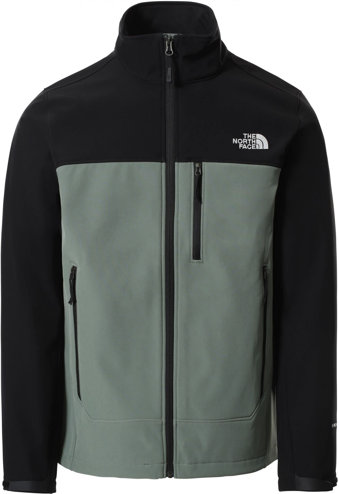 The North Face Apex Bionic Jacket Colorblock / Oliv / Schwarz, Herren Jacken, Größe S - Farbe Laurel Wreath Green - TNF Black