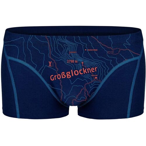 Ein schöner Fleck Erde Grossglockner Boxer Blau, Herren Kurze Unterhosen, Größe XL - Farbe Tiefblau