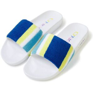 O''Neill ONeill Brights Slides Blau / Weiß, Badesandalen, Größe EU 39 - Farbe Blue Towel Stripe