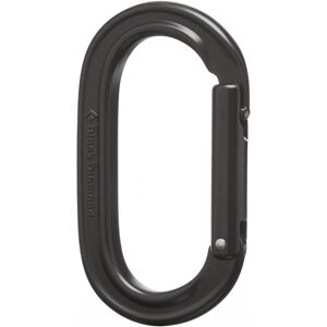 Black Diamond Oval Keylock Carabiner Schwarz, Klettern, Bouldern & Slackline, Größe One Size - Farbe Black