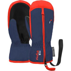 Reusch Kids BEN Mitten Blau, Kinder Fausthandschuhe, Größe 2 - 3 Jahre - Farbe Dress Blue - Cherry Tomatoe